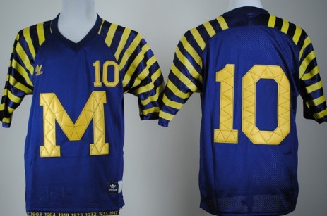 Tom Brady Michigan Wolverines navy jersey