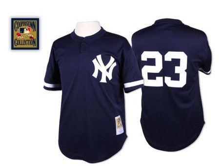 Don Mattingly New York Yankees navy Throwback jersey