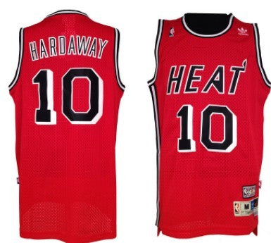 Tim Hardaway Miami Heat red Throwback jersey