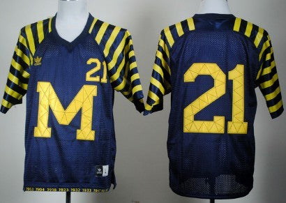 Desmond Howard Michigan Wolverines navy jersey