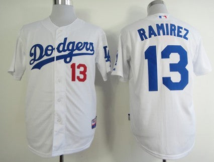 Hanley Ramirez Los Angeles Dodgers white jersey