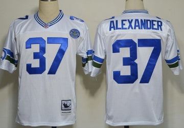 Shaun Alexander Seattle Seahawks white Throwback jersey