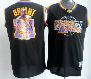 Kobe Bryant Los Angeles Lakers black Fashion jersey
