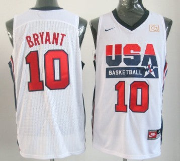Kobe Bryant USA Basketball white jersey