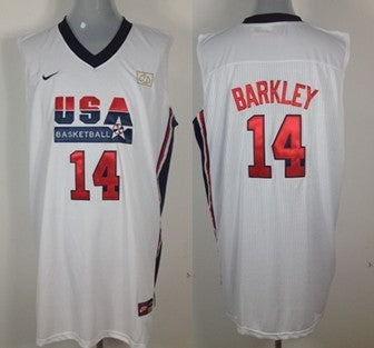 Charles Barkley USA Basketball white jersey