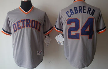 Miguel Cabrera Detroit Tigers gray jersey