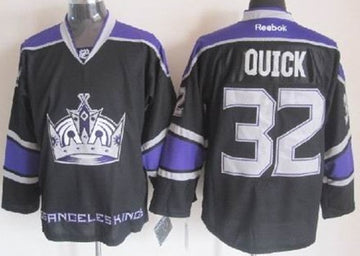 Jonathan Quick Los Angeles Kings black Third jersey