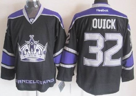 Jonathan Quick Los Angeles Kings black Third jersey