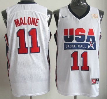 Karl Malone USA Basketball white jersey