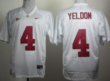 T.J Yeldon Alabama Crimson Tide white jersey