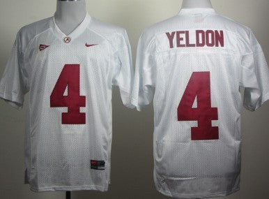 T.J Yeldon Alabama Crimson Tide white jersey