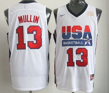 Chris Mullin USA Basketball white jersey