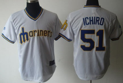 Ichiro Suzuki Seattle Mariners white jersey