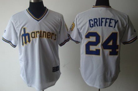 Ken Griffey Seattle Mariners white jersey