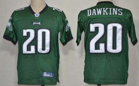 Reebok Brian Dawkins Philadelphia Eagles green jersey