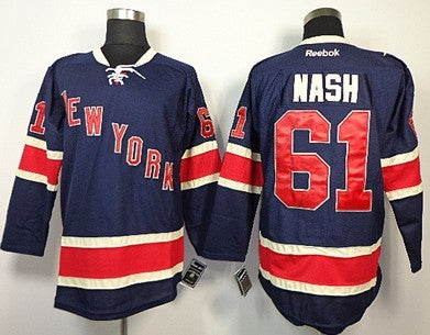Rick Nash New York Rangers navy Third jersey