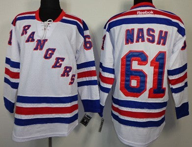 Rick Nash New York Rangers white jersey