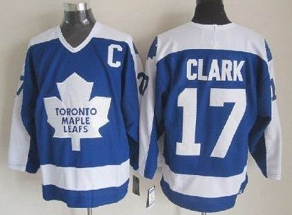 Wendel Clark Toronto Maple Leafs blue Throwback jersey