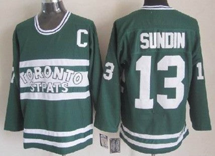 Mats Sundin Toronto Maple Leafs green Throwback jersey