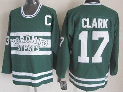 Wendel Clark Toronto Maple Leafs green Throwback jersey