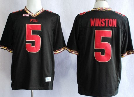 Jameis Winston Florida State Seminoles black jersey