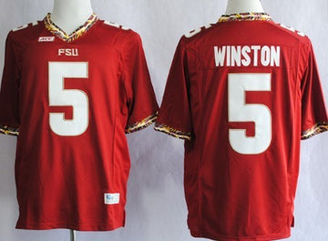 Jameis Winston Florida State Seminoles red jersey