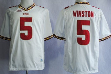 Jameis Winston Florida State Seminoles white jersey