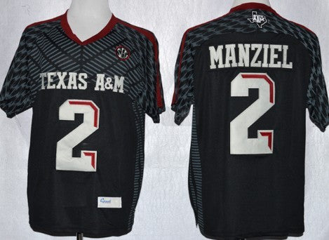 Johnny Manziel Texas A&M Aggies black jersey