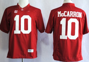 A.J. McCarron Alabama Crimson Tide red Limited jersey