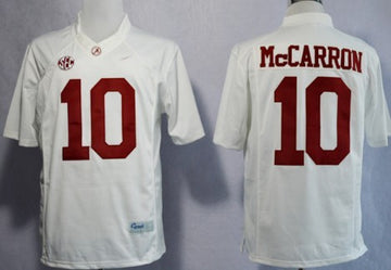 A.J. McCarron Alabama Crimson Tide white Limited jersey