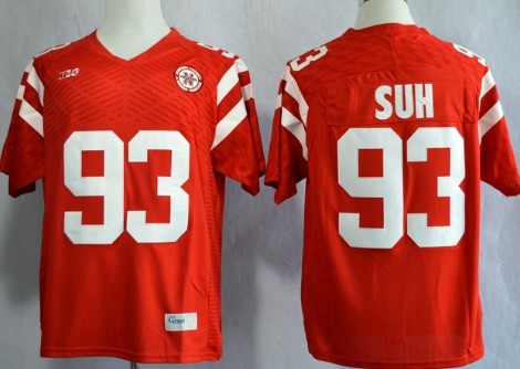 Ndamukong Suh Nebraska Cornhuskers red jersey