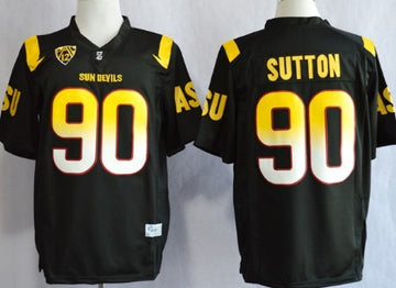 Arizona State Devis Will Sutton Connecticut Sun black jersey