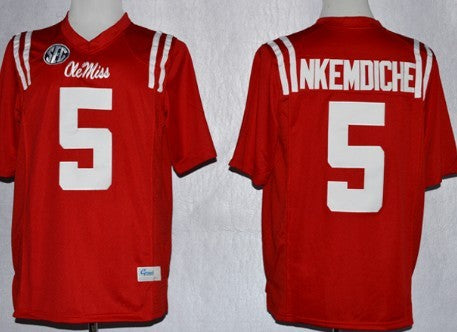 Robert Nkemdiche Ole Miss Rebels red jersey