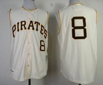 Willie Stargell Pittsburgh Pirates cream Throwback jersey