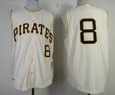 Willie Stargell Pittsburgh Pirates cream Throwback jersey