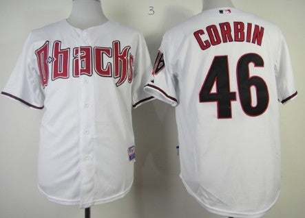 Patrick Corbin Arizona Diamondbacks white jersey