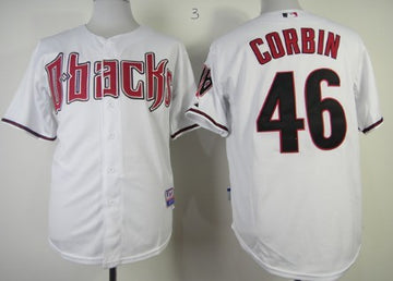 Patrick Corbin Arizona Diamondbacks white jersey