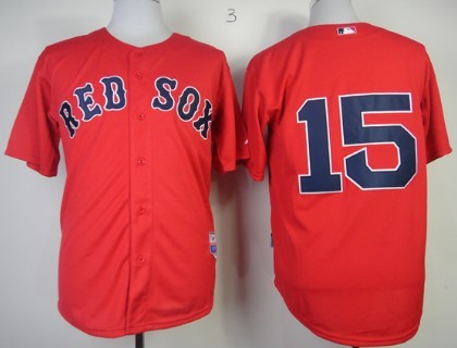 Dustin Pedroia Boston Red Sox red jersey