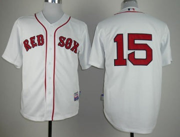 Dustin Pedroia Boston Red Sox white jersey