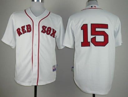 Dustin Pedroia Boston Red Sox white jersey