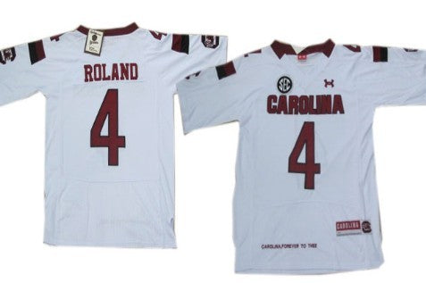 Shaq Roland South Carolina Gamecocks white jersey