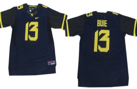 Andrew Buie West Virginia Mountaineers navy Elite jersey