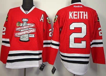 Duncan Keith Chicago Blackhawks red jersey