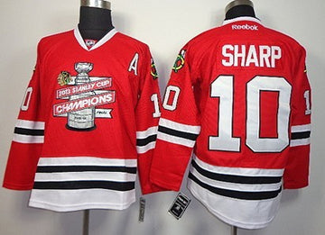 Patrick Sharp Chicago Blackhawks red jersey