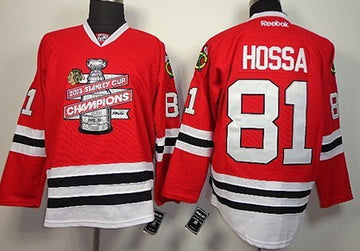 Marian Hossa Chicago Blackhawks red jersey