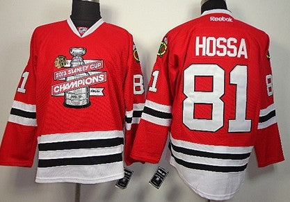 Marian Hossa Chicago Blackhawks red jersey