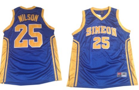 Simeon Vocational High School Simeon Vocational High School blue jersey