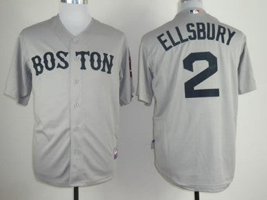 Jacoby Ellsbury Boston Red Sox gray jersey