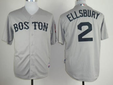 Jacoby Ellsbury Boston Red Sox gray jersey