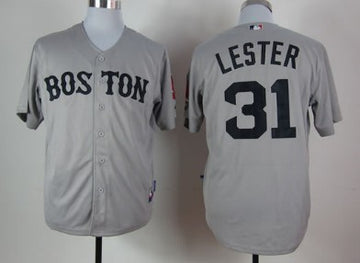Jon Lester Boston Red Sox navy jersey